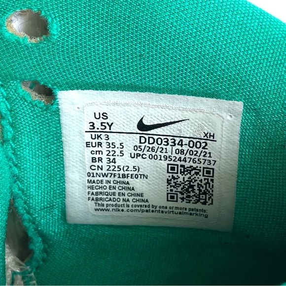 Nike Big Boys Size 3.5Y US Shoes Kyrie Infinity Keep Sue Fresh White &Green - Picture 7 of 14